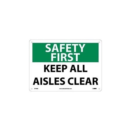 Nmc SAFETY FIRST, KEEP ALL AISLES SF19P